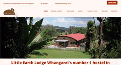 Desktop Screenshot of littleearthlodge.co.nz